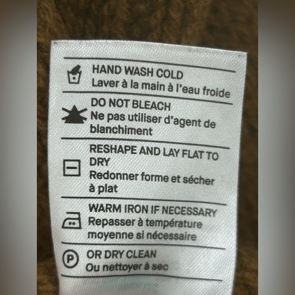 Vince Women's Off Gauge 100% Cashmere Brown Boat Neck Sweater In Women's Medium - Picture 7 of 13